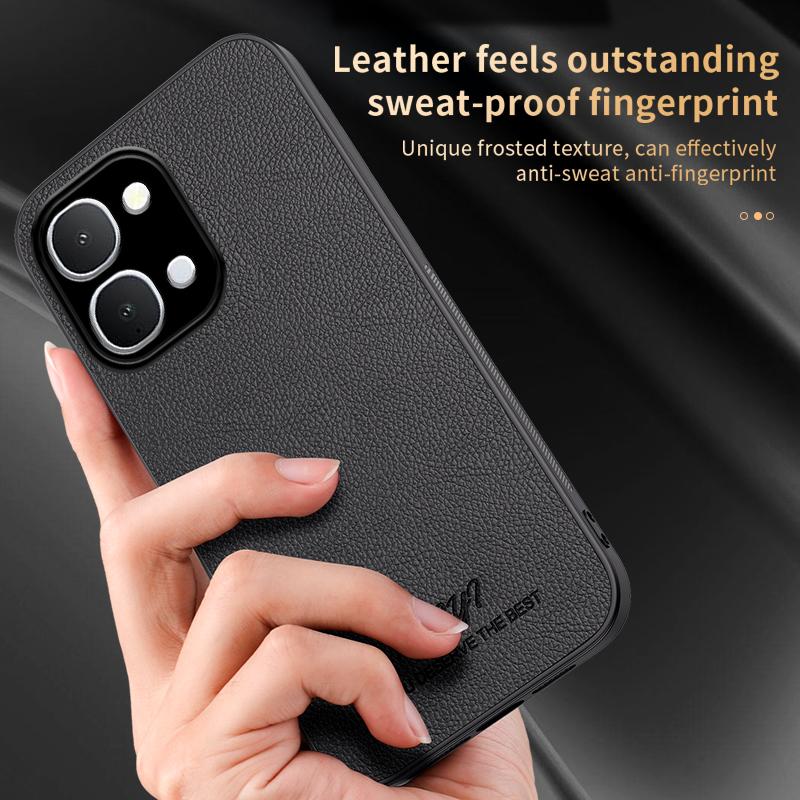 For vivo Y31d 4G HUIYI Leather Magnetic Phone Case - White - EDA007535045D