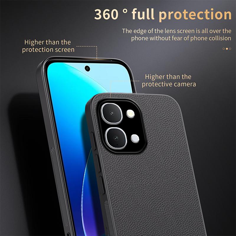 For vivo Y31d 4G HUIYI Leather Magnetic Phone Case - Brown - EDA007535045E
