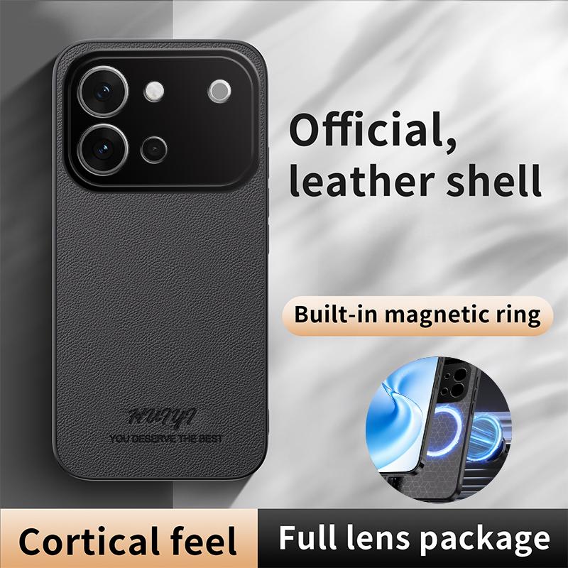 For vivo S60 5G HUIYI Leather Magnetic Phone Case - White - EDA007535049D