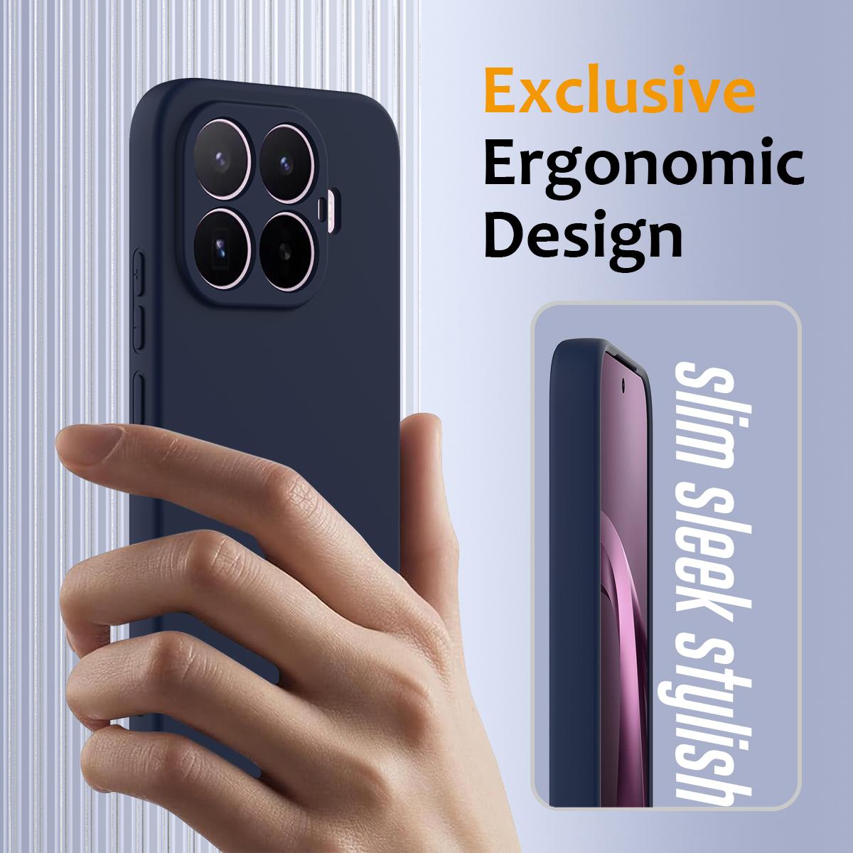 For Xiaomi 17T 5G Shockproof Silicone Magsafe Phone Case - Navy Blue - EDA007550711A