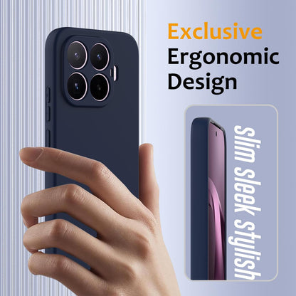 For Xiaomi 17T 5G Shockproof Silicone Magsafe Phone Case - Navy Blue - EDA007550711A