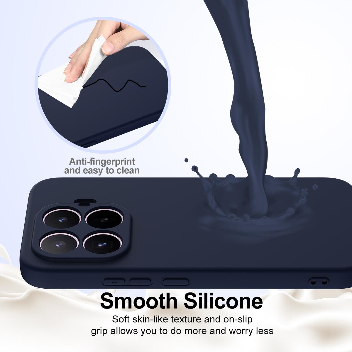 For Xiaomi 17T 5G Shockproof Silicone Magsafe Phone Case - Navy Blue - EDA007550711A