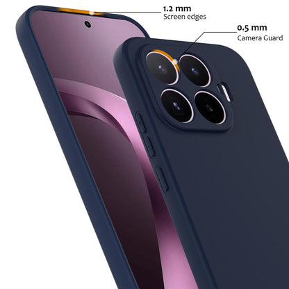 For Xiaomi 17T 5G Shockproof Silicone Magsafe Phone Case - Navy Blue - EDA007550711A