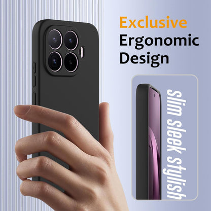 For Xiaomi 17T 5G Shockproof Silicone Magsafe Phone Case - Black - EDA007550711B