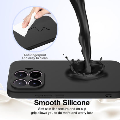For Xiaomi 17T 5G Shockproof Silicone Magsafe Phone Case - Black - EDA007550711B