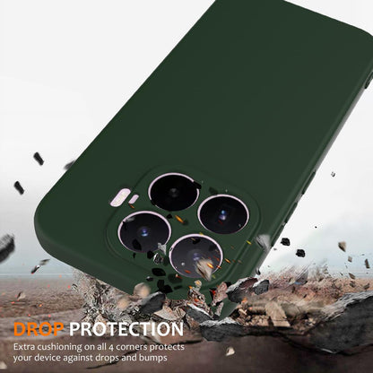 For Xiaomi 17T 5G Shockproof Silicone Magsafe Phone Case - Dark Green - EDA007550711D