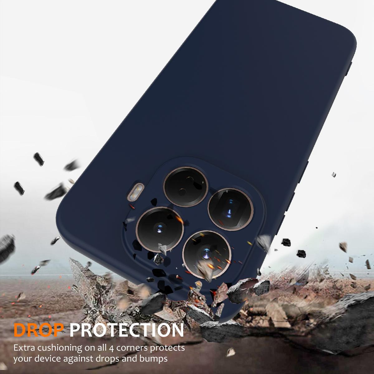 For Xiaomi 17T Pro 5G Shockproof Silicone Magsafe Phone Case - Navy Blue - EDA007550712A