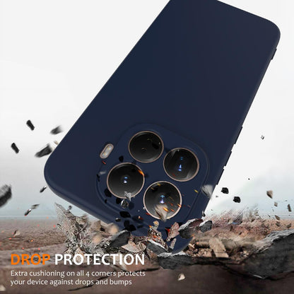 For Xiaomi 17T Pro 5G Shockproof Silicone Magsafe Phone Case - Navy Blue - EDA007550712A