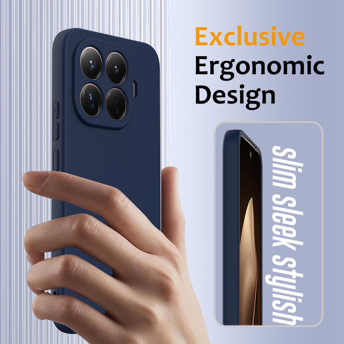 For Xiaomi 17T Pro 5G Shockproof Silicone Magsafe Phone Case - Navy Blue - EDA007550712A