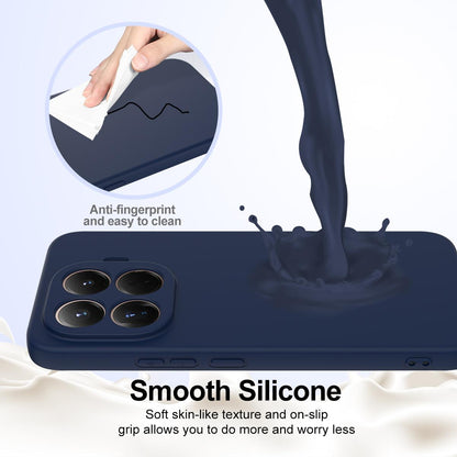 For Xiaomi 17T Pro 5G Shockproof Silicone Magsafe Phone Case - Navy Blue - EDA007550712A