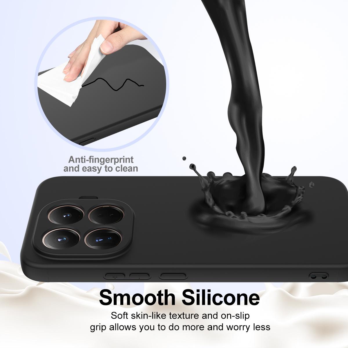 For Xiaomi 17T Pro 5G Shockproof Silicone Magsafe Phone Case - Black - EDA007550712B