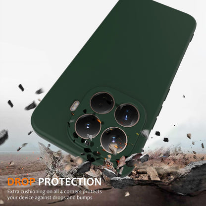 For Xiaomi 17T Pro 5G Shockproof Silicone Magsafe Phone Case - Dark Green - EDA007550712D