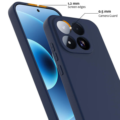 For Xiaomi 17 Max 5G Shockproof Silicone Magsafe Phone Case - Navy Blue - EDA007550713A
