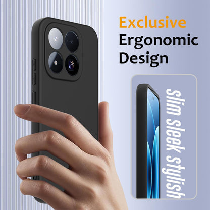 For Xiaomi 17 Max 5G Shockproof Silicone Magsafe Phone Case - Black - EDA007550713B