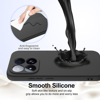 For Xiaomi 17 Max 5G Shockproof Silicone Magsafe Phone Case - Black - EDA007550713B