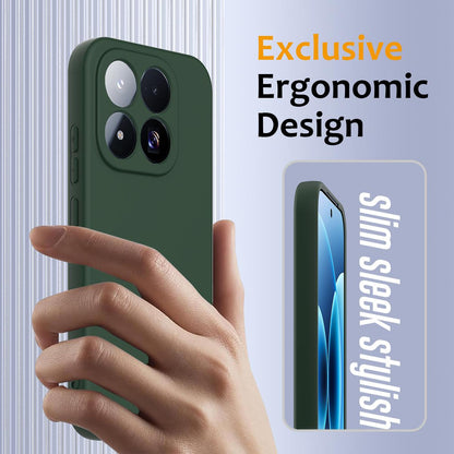 For Xiaomi 17 Max 5G Shockproof Silicone Magsafe Phone Case - Dark Green - EDA007550713D