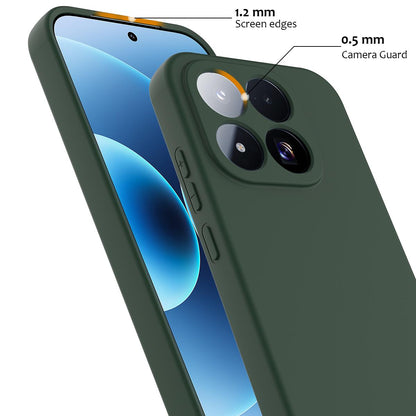 For Xiaomi 17 Max 5G Shockproof Silicone Magsafe Phone Case - Dark Green - EDA007550713D