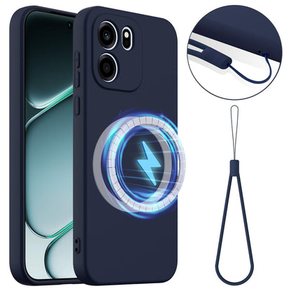 For OnePlus Nord CE 6 5G Shockproof Silicone Magsafe Phone Case - Navy Blue - EDA007597910A