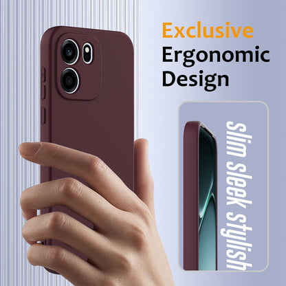 For OnePlus Nord CE 6 5G Shockproof Silicone Magsafe Phone Case - Plum Color - EDA007597910C