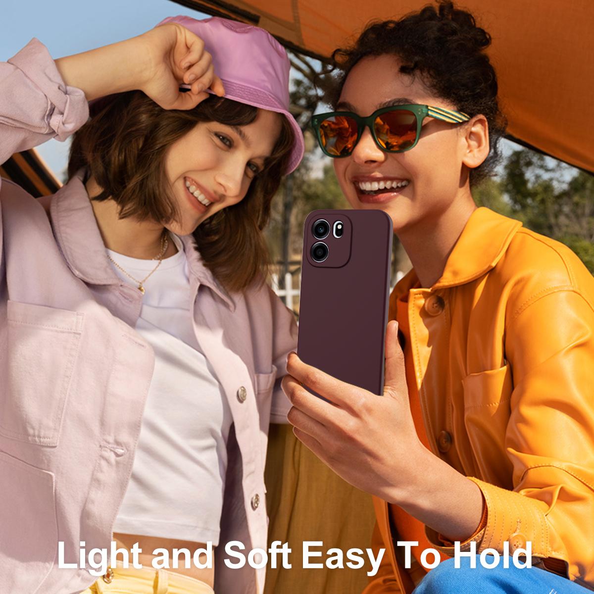 For OnePlus Nord CE 6 5G Shockproof Silicone Magsafe Phone Case - Plum Color - EDA007597910C