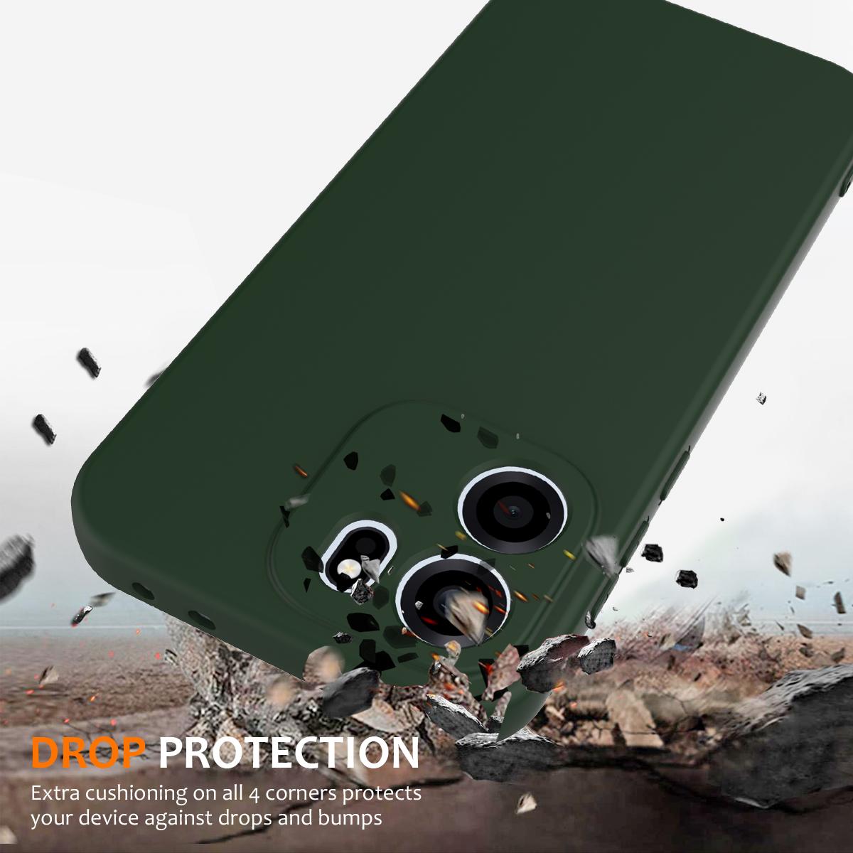For OnePlus Nord CE 6 5G Shockproof Silicone Magsafe Phone Case - Dark Green - EDA007597910D