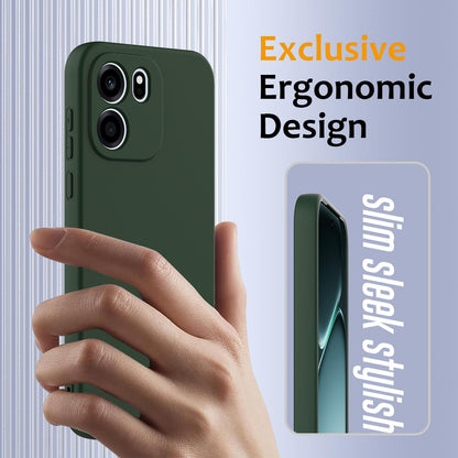 For OnePlus Nord CE 6 5G Shockproof Silicone Magsafe Phone Case - Dark Green - EDA007597910D