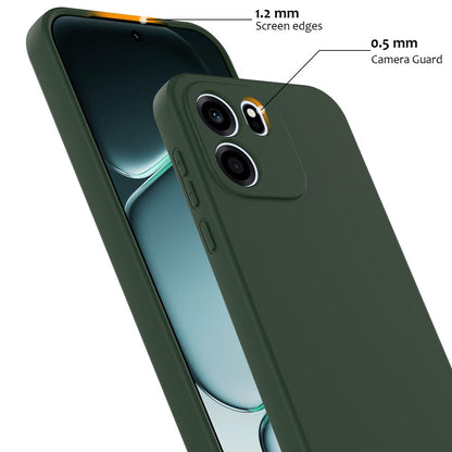 For OnePlus Nord CE 6 5G Shockproof Silicone Magsafe Phone Case - Dark Green - EDA007597910D