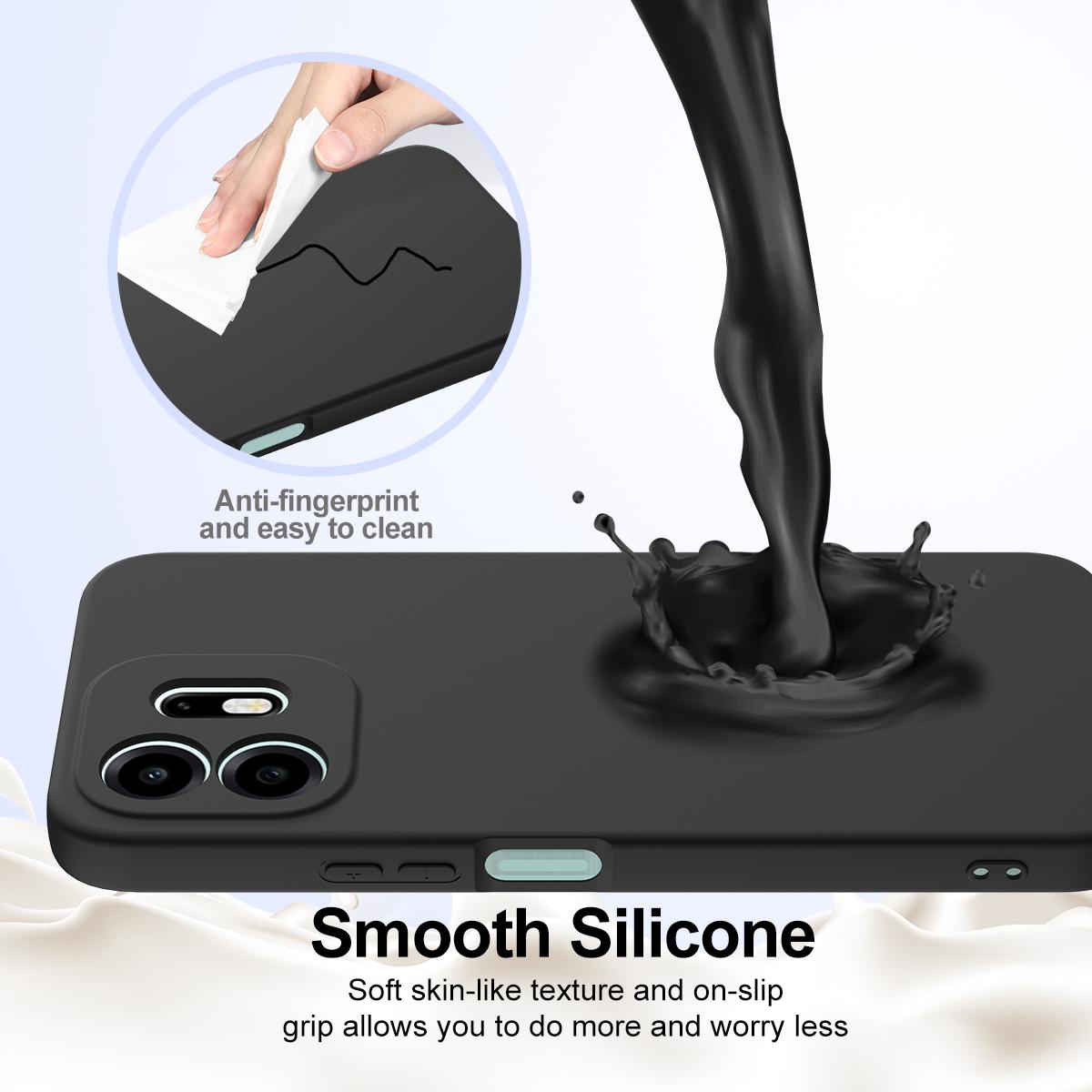 For OnePlus N6 4G Shockproof Silicone Magsafe Phone Case - Black - EDA007597911B