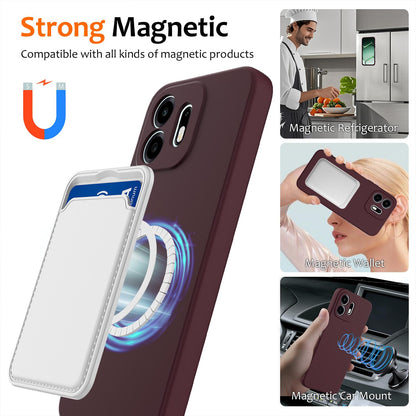 For OnePlus N6 4G Shockproof Silicone Magsafe Phone Case - Plum Color - EDA007597911C