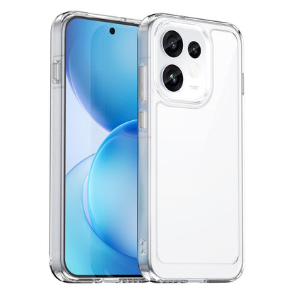 For OPPO Reno16 5G Global Colorful Series Acrylic Hybrid TPU Phone Case - Transparent - EDA007598334E