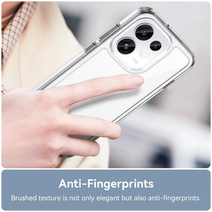 For OPPO Reno16 5G Global Colorful Series Acrylic Hybrid TPU Phone Case - Transparent - EDA007598334E