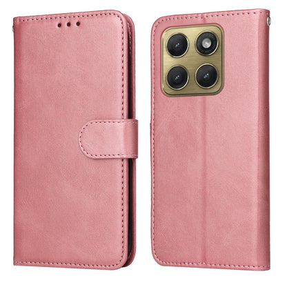 For Motorola Edge 5G 2026 Classic Calf Texture Flip Leather Phone Case - Rose Gold - EDA007600219D