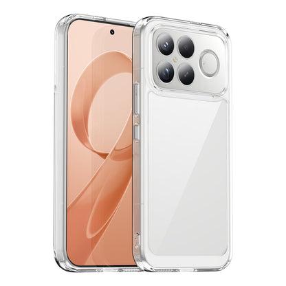 For Redmi K90 Pro Max / Poco F8 Ultra Colorful Series Acrylic Hybrid TPU Phone Case(Transparent)