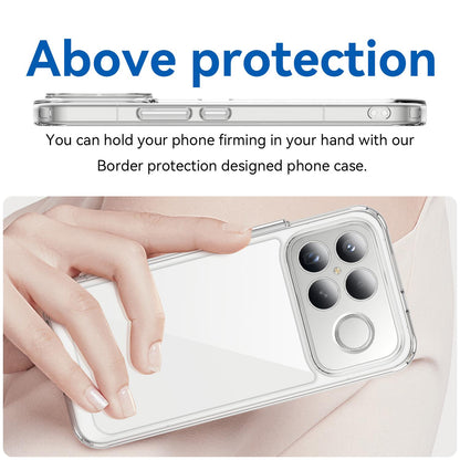 For Redmi K90 Pro Max / Poco F8 Ultra Colorful Series Acrylic Hybrid TPU Phone Case(Transparent)