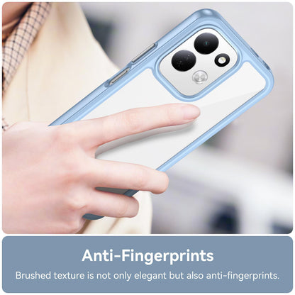 For Redmi 17 5G / 4G Global 170mm Colorful Series Acrylic Hybrid TPU Phone Case - Blue - EDA007600517B