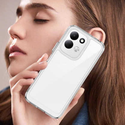 For Redmi 17 5G / 4G Global 170mm Colorful Series Acrylic Hybrid TPU Phone Case - Transparent - EDA007600517E