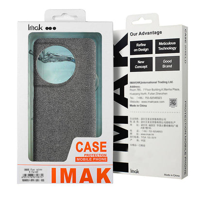For Redmi K90 Pro Max/Poco F8 Ultra imak Ruiyi Series Cloth Texture PU + PC Phone Case(Dark Grey)