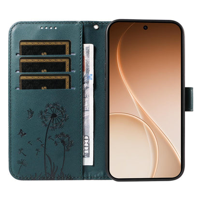 For OnePlus Ace 6 Ultra Dandelion Embossed Pattern Flip Leather Phone Case - Blue - EDA007693207E