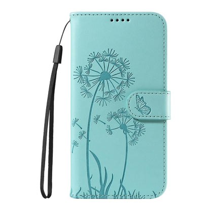 For Redmi K90 Pro Max/Poco F8 Ultra Dandelion Embossed Pattern Flip Leather Phone Case(Green)