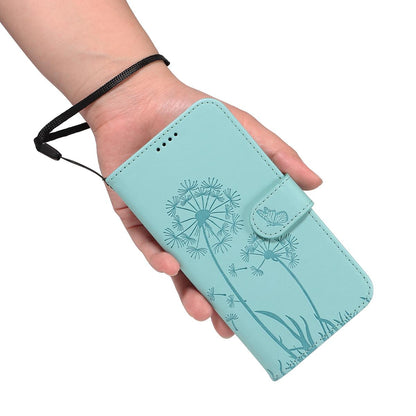 For Redmi K90 Pro Max/Poco F8 Ultra Dandelion Embossed Pattern Flip Leather Phone Case(Green)