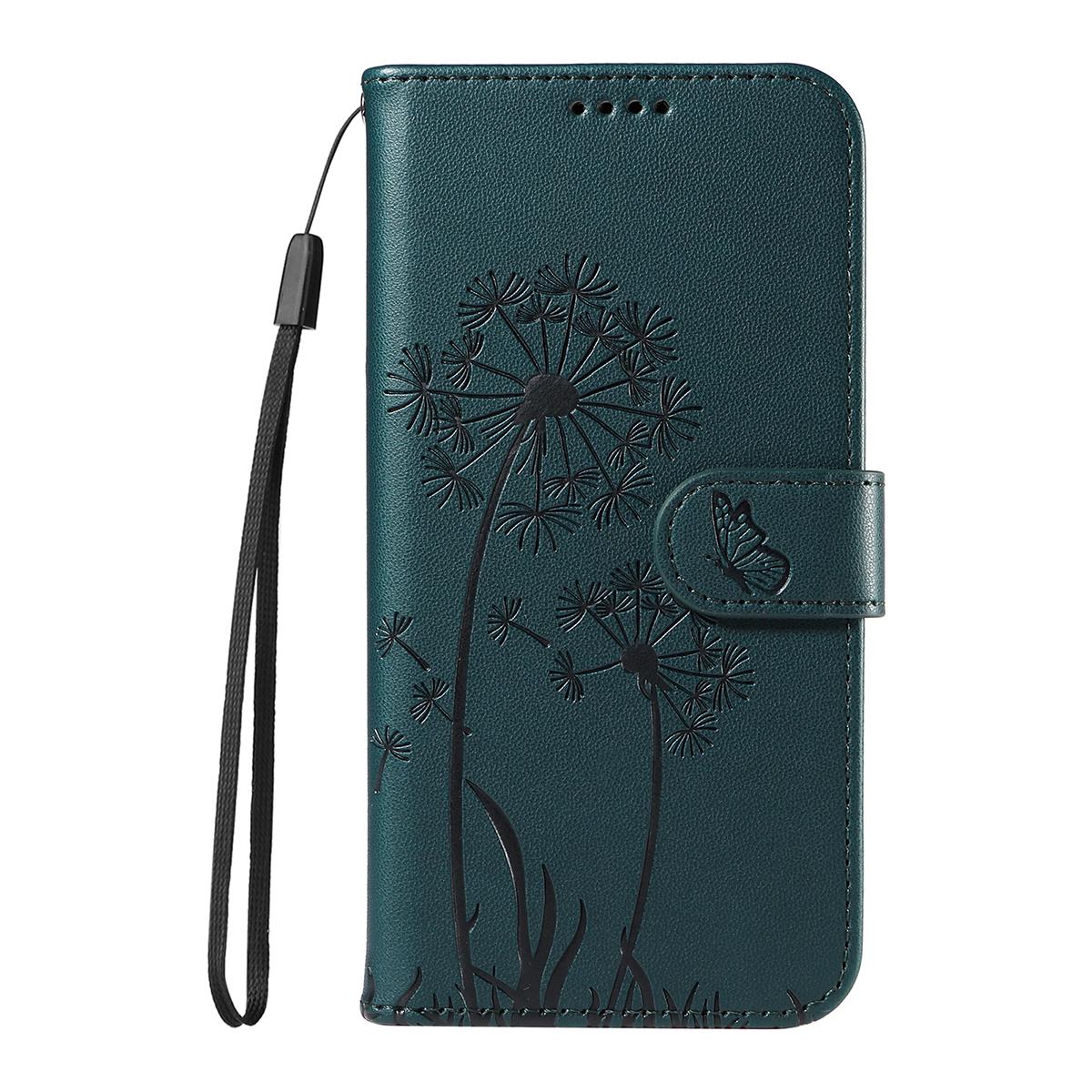 For Redmi K90 Pro Max/Poco F8 Ultra Dandelion Embossed Pattern Flip Leather Phone Case(Blue)