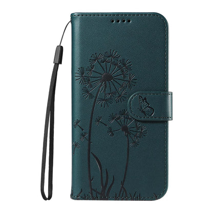 For Redmi K90 Pro Max/Poco F8 Ultra Dandelion Embossed Pattern Flip Leather Phone Case(Blue)