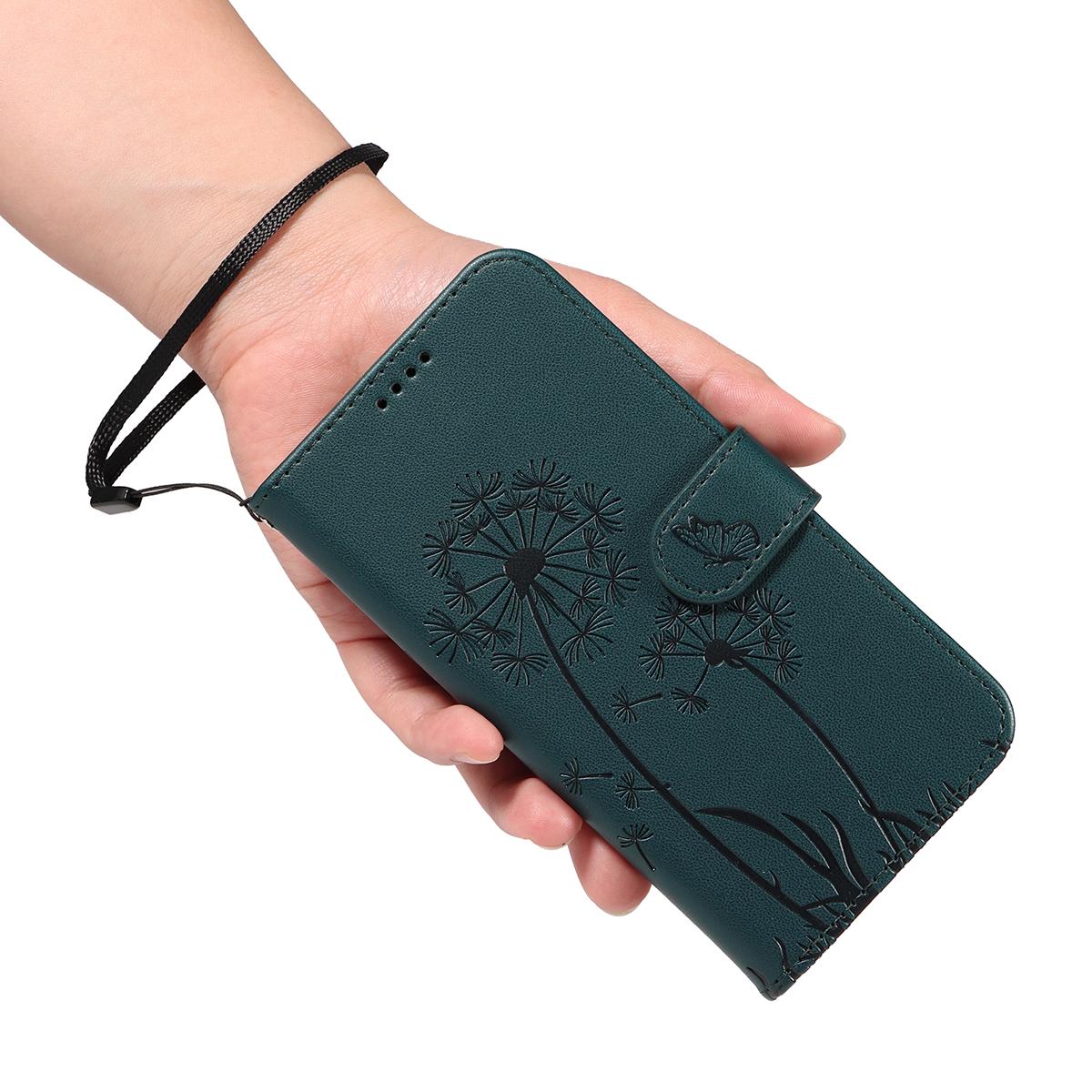 For Redmi K90 Pro Max/Poco F8 Ultra Dandelion Embossed Pattern Flip Leather Phone Case(Blue)