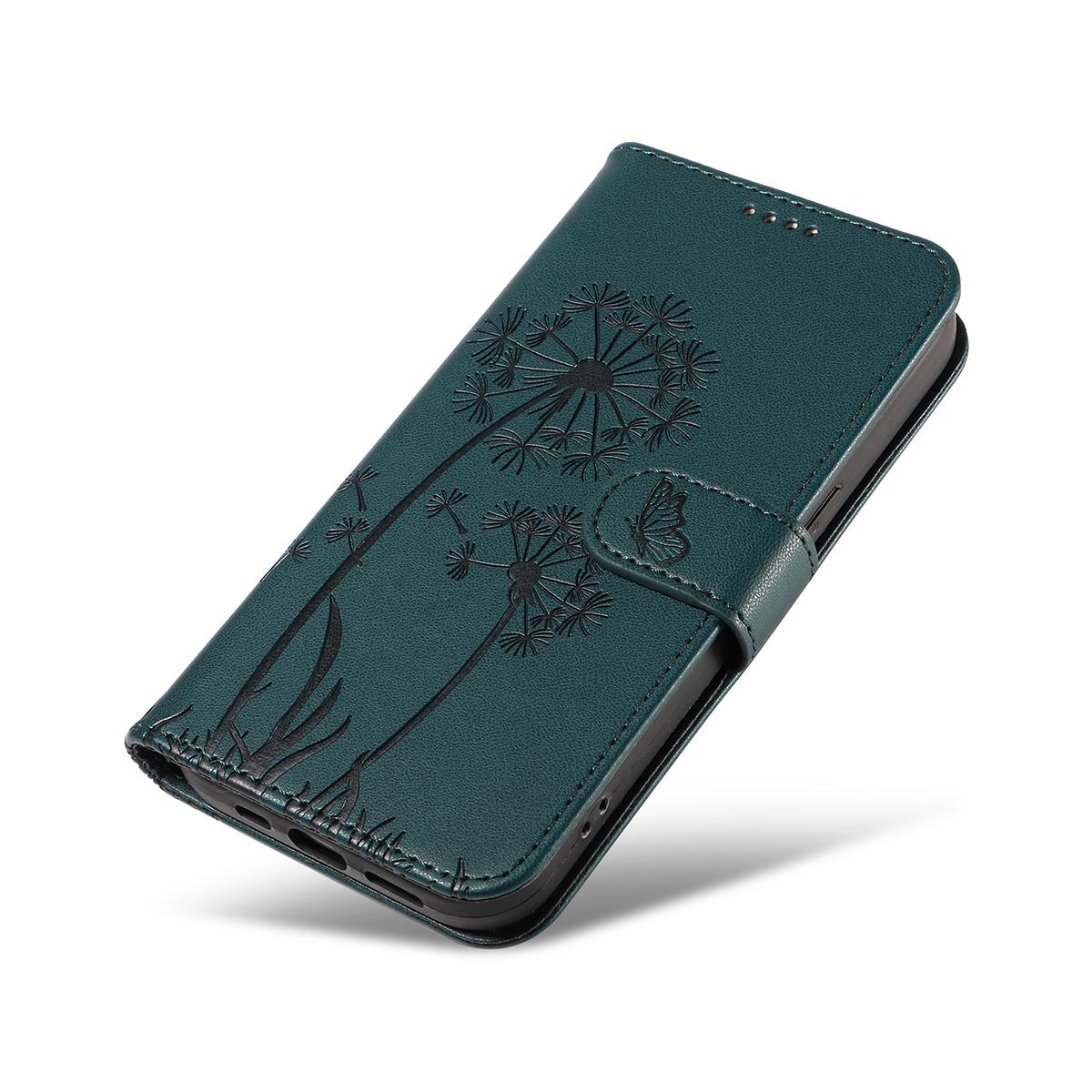 For Redmi K90 Pro Max/Poco F8 Ultra Dandelion Embossed Pattern Flip Leather Phone Case(Blue)