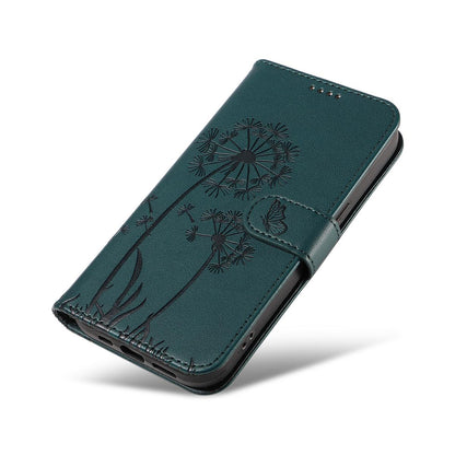 For Redmi K90 Pro Max/Poco F8 Ultra Dandelion Embossed Pattern Flip Leather Phone Case(Blue)