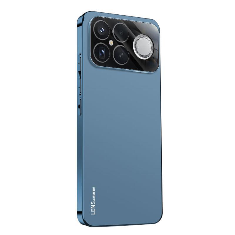 For Redmi K90 Pro Max / Poco F8 Ultra AG Frosted Electroplating Acrylic Phone Case(Navy Blue)