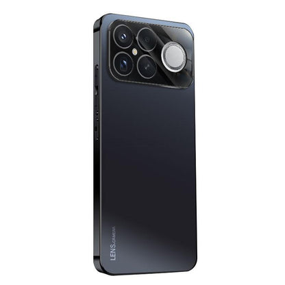 For Redmi K90 Pro Max / Poco F8 Ultra AG Frosted Electroplating Acrylic Phone Case(Black)