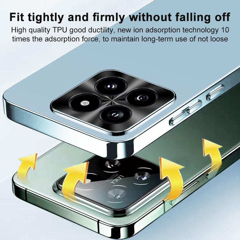 For Redmi K90 Pro Max / Poco F8 Ultra AG Frosted Electroplating Acrylic Phone Case(Silver White)