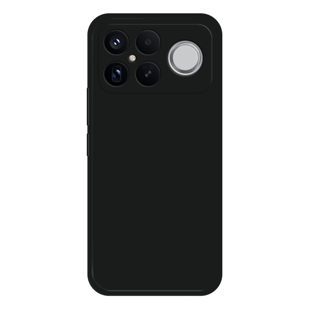 For Redmi K90 Pro Max/Poco F8 Ultra Imitation Liquid Silicone Phone Case(Black)