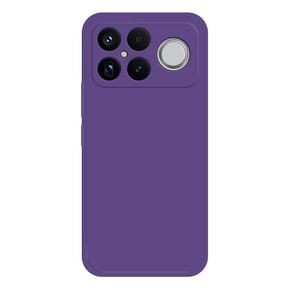 For Redmi K90 Pro Max/Poco F8 Ultra Imitation Liquid Silicone Phone Case(Dark Purple)